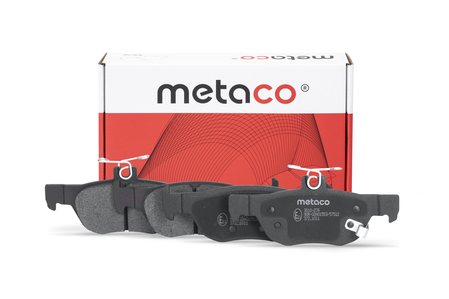 METACO 3010276 Колодки тормозные задние дисковые к-кт