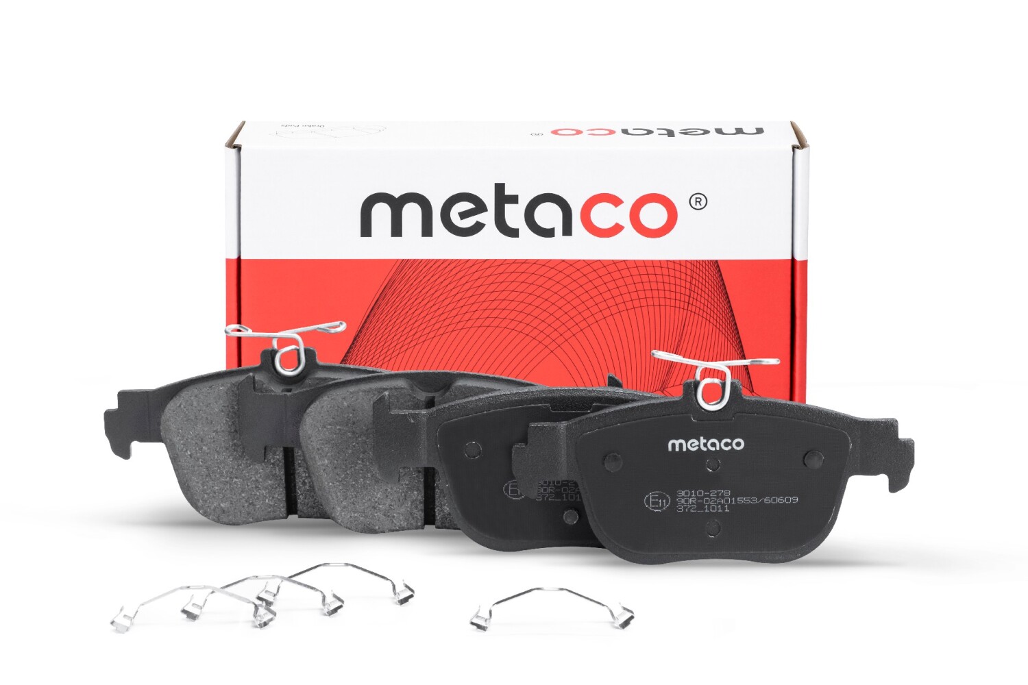 METACO 3010278 Колодки тормозные задние дисковые к-кт