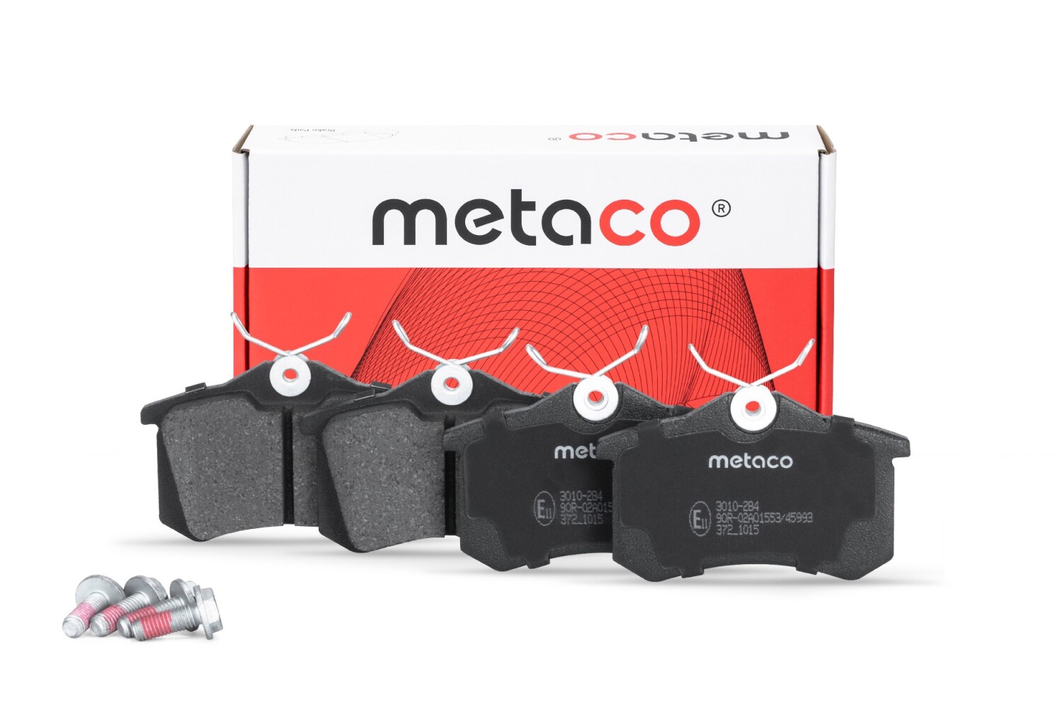 METACO 3010284 Колодки тормозные дисковые | зад |