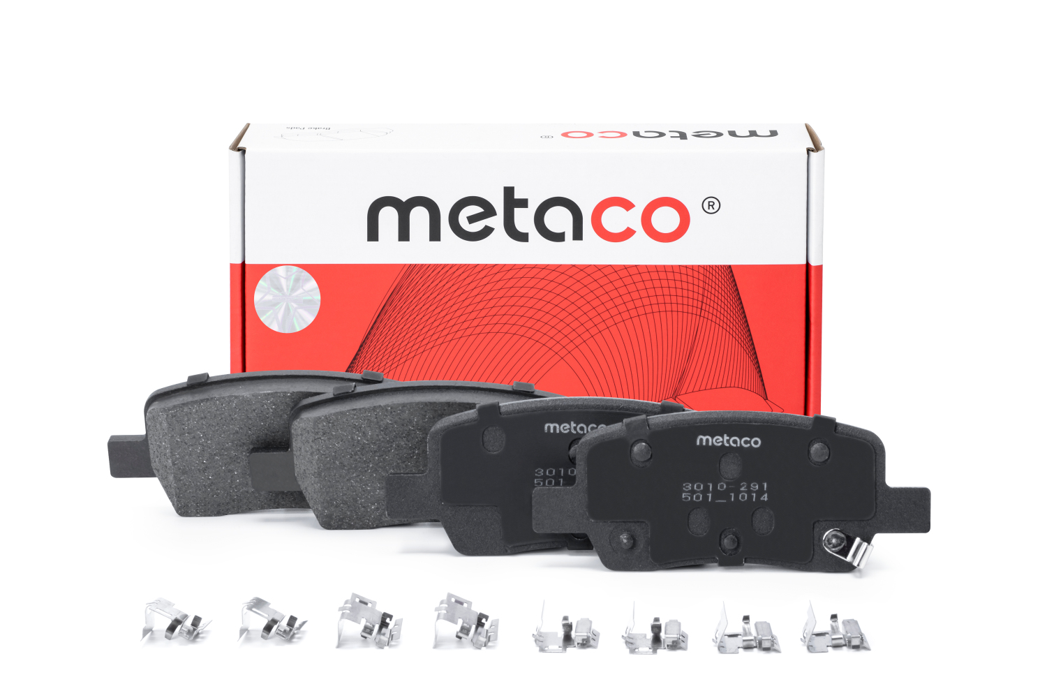 METACO 3010291 Колодки тормозные дисковые | зад |