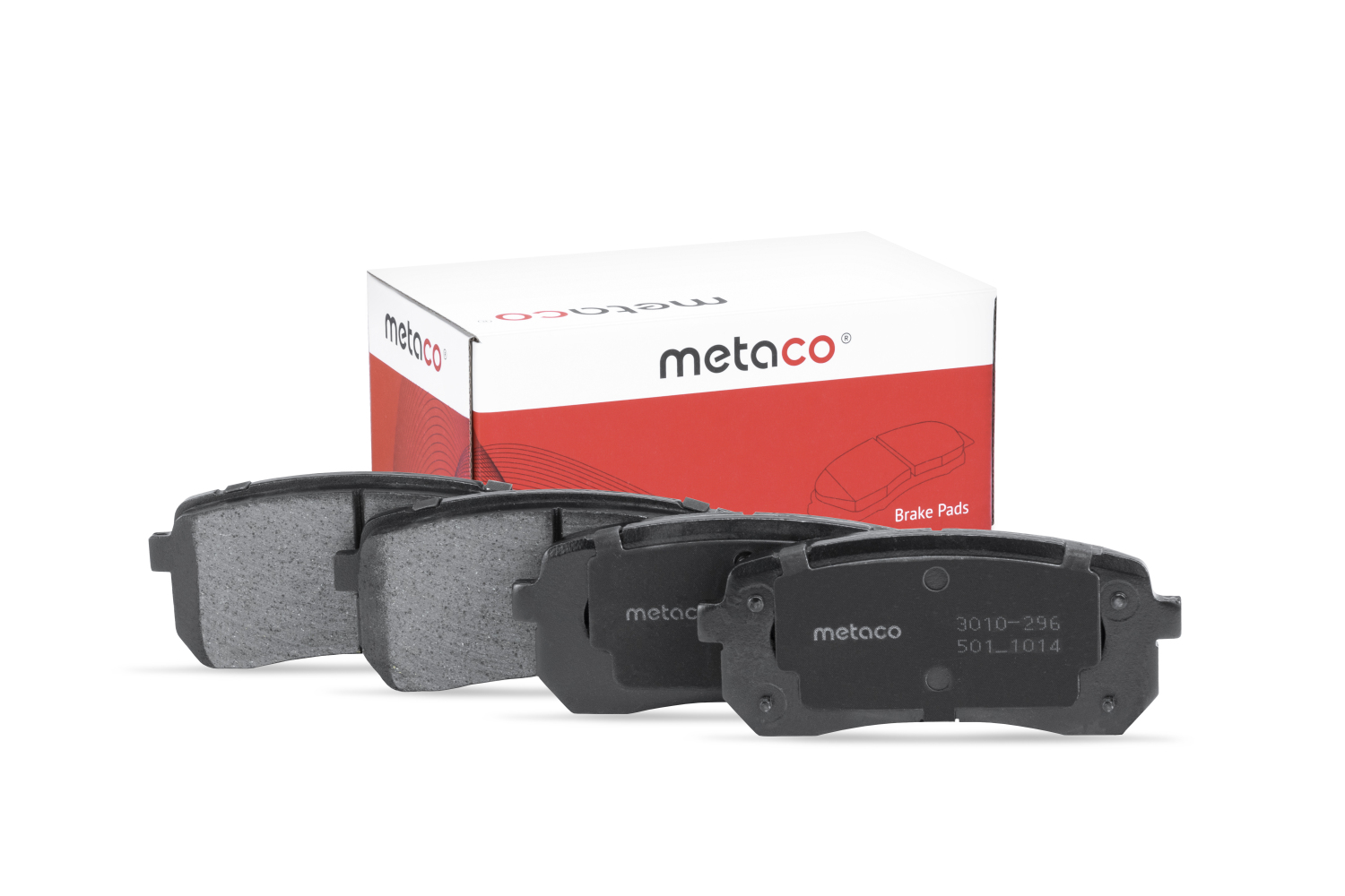 METACO 3010296 Колодки тормозные задние дисковые к-кт
