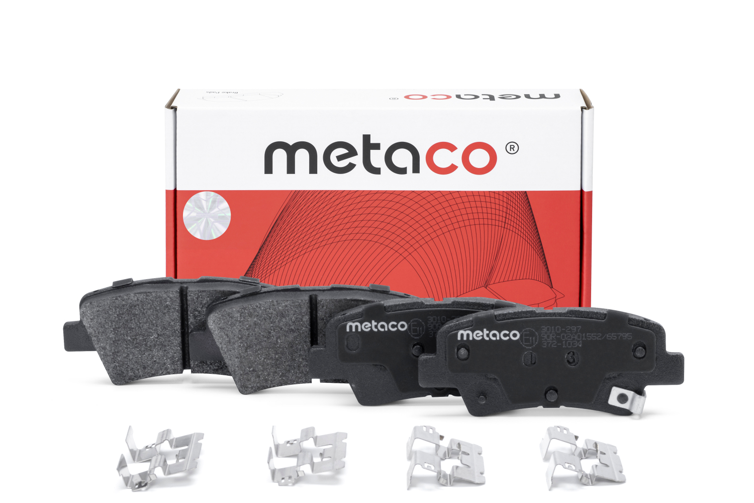 METACO 3010297 Колодки тормозные дисковые | зад |