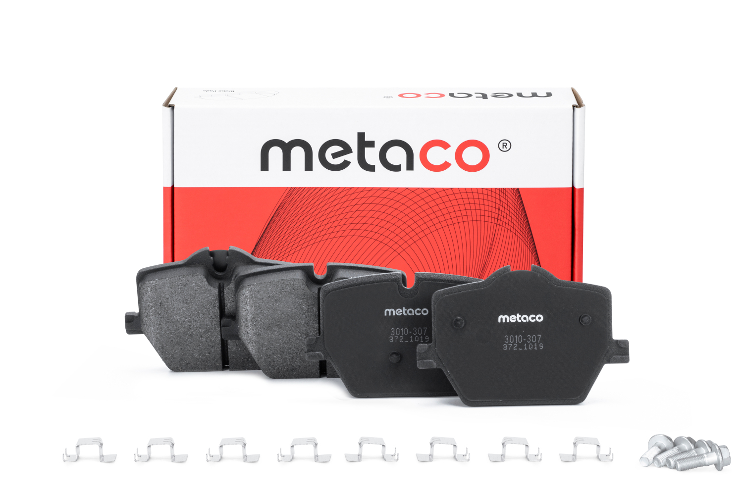 METACO 3010307 Колодки тормозные задние дисковые к-кт