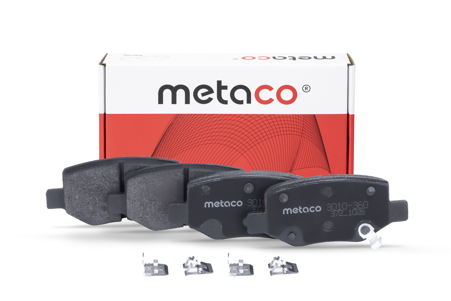 METACO 3010360 Колодки тормозные дисковые | зад |