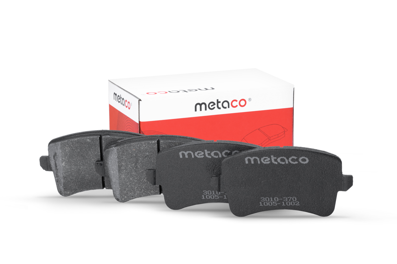 METACO 3010370 Колодки тормозные дисковые | зад |