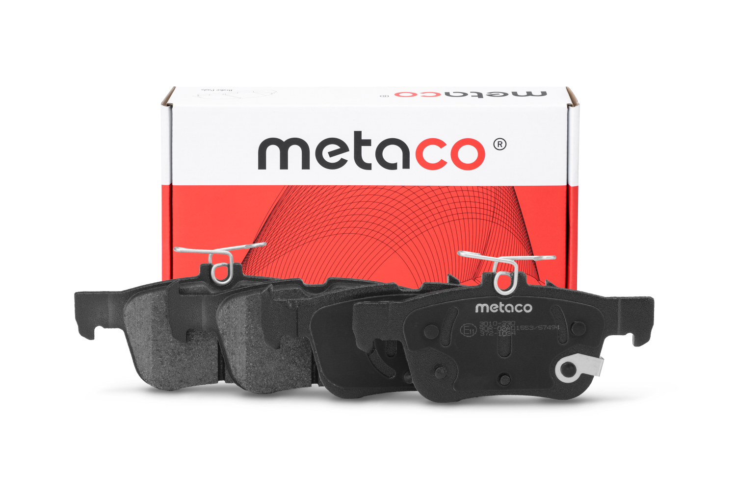 METACO 3010390 Колодки тормозные дисковые | зад |