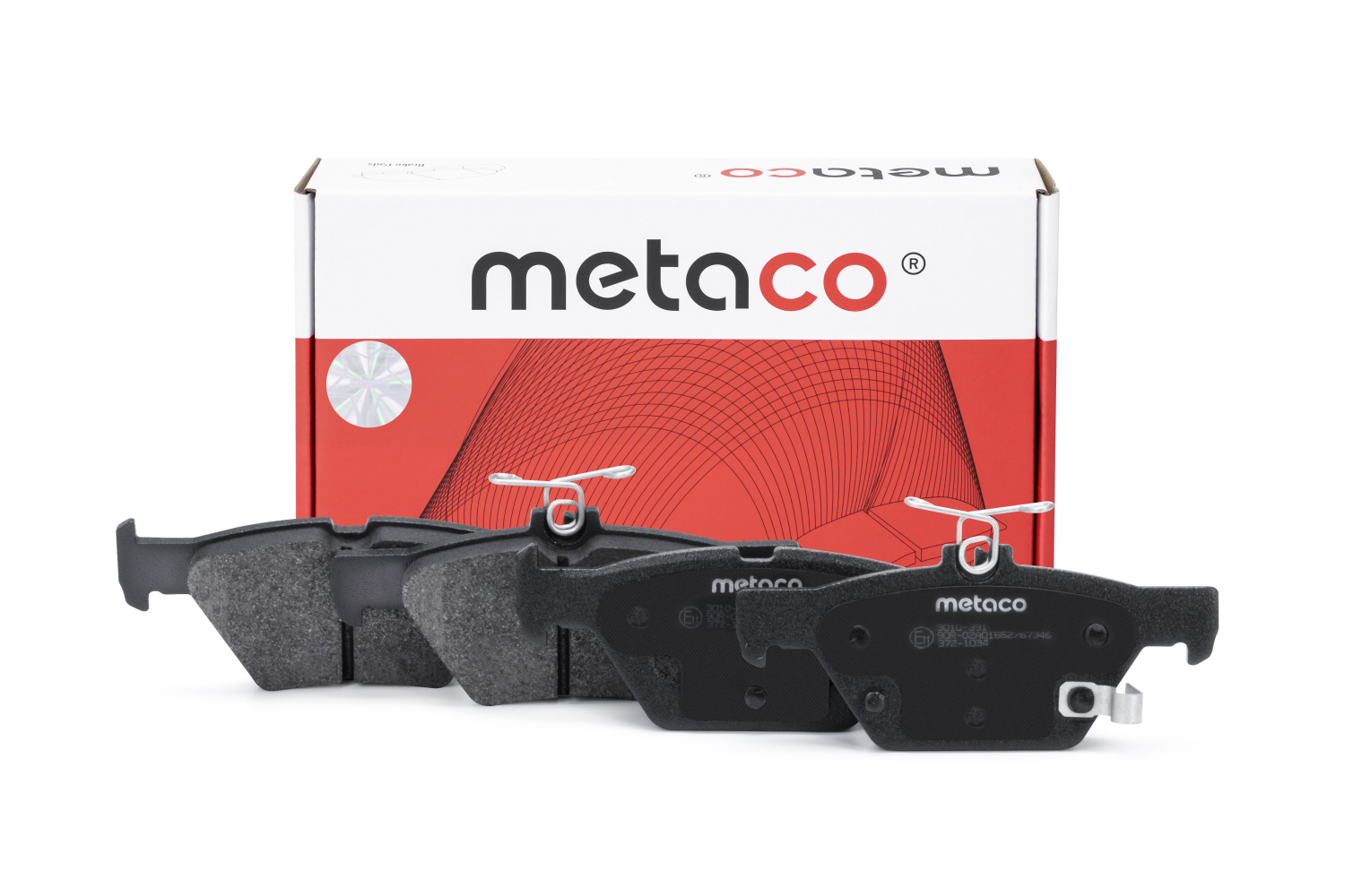 METACO 3010391 Колодки тормозные дисковые | зад |
