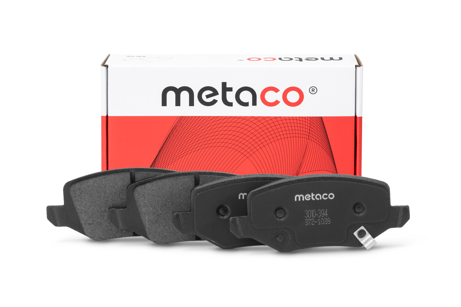 METACO 3010394 Колодки тормозные задние дисковые к-кт