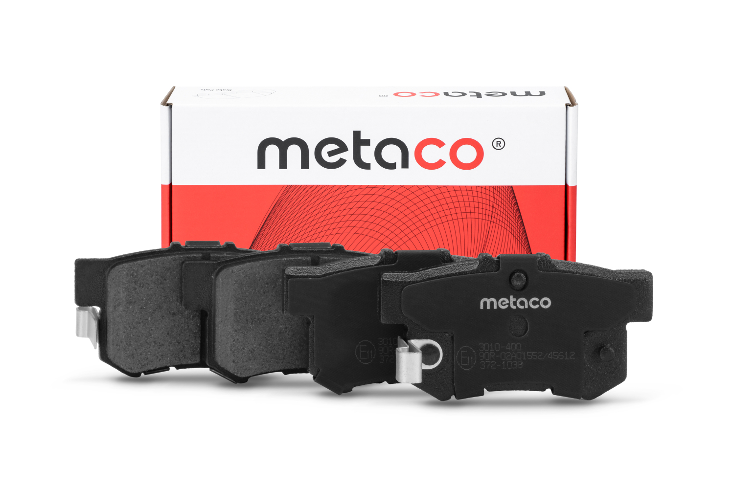 METACO 3010400 Колодки тормозные дисковые | зад |