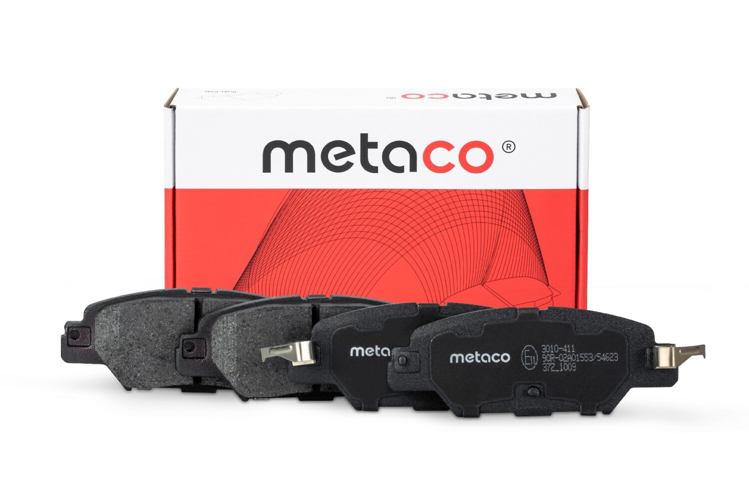 METACO 3010411 Колодки тормозные дисковые | зад |