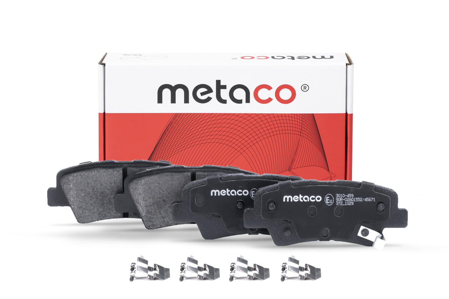 METACO 3010459 Колодки тормозные дисковые | зад |
