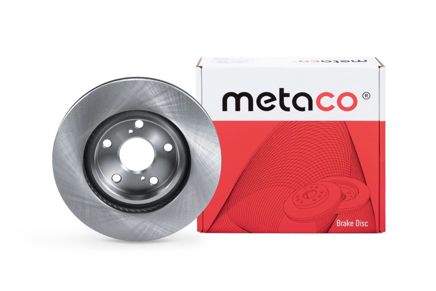 METACO 3050006 Диск тормозной передний вентилируемый