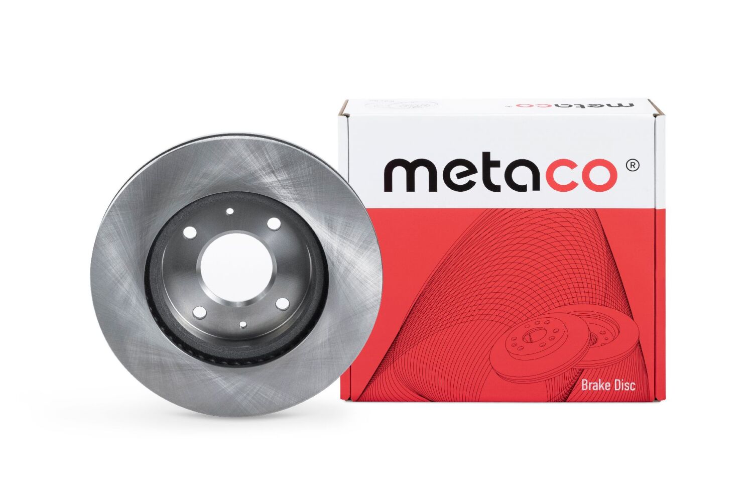 METACO 3050022 Диск тормозной вентилируемый | перед |