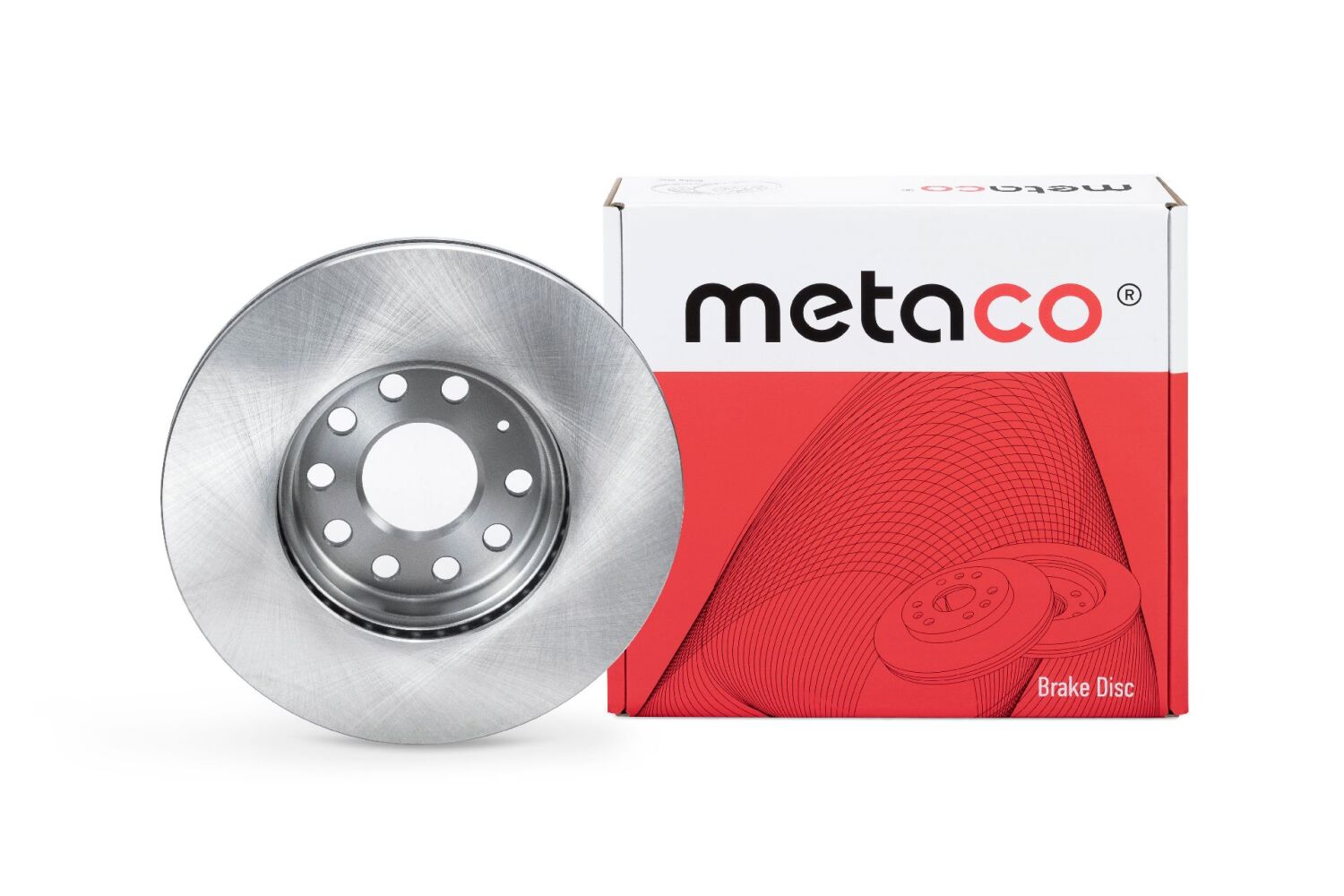 METACO 3050026 Диск тормозной вентилируемый | перед |