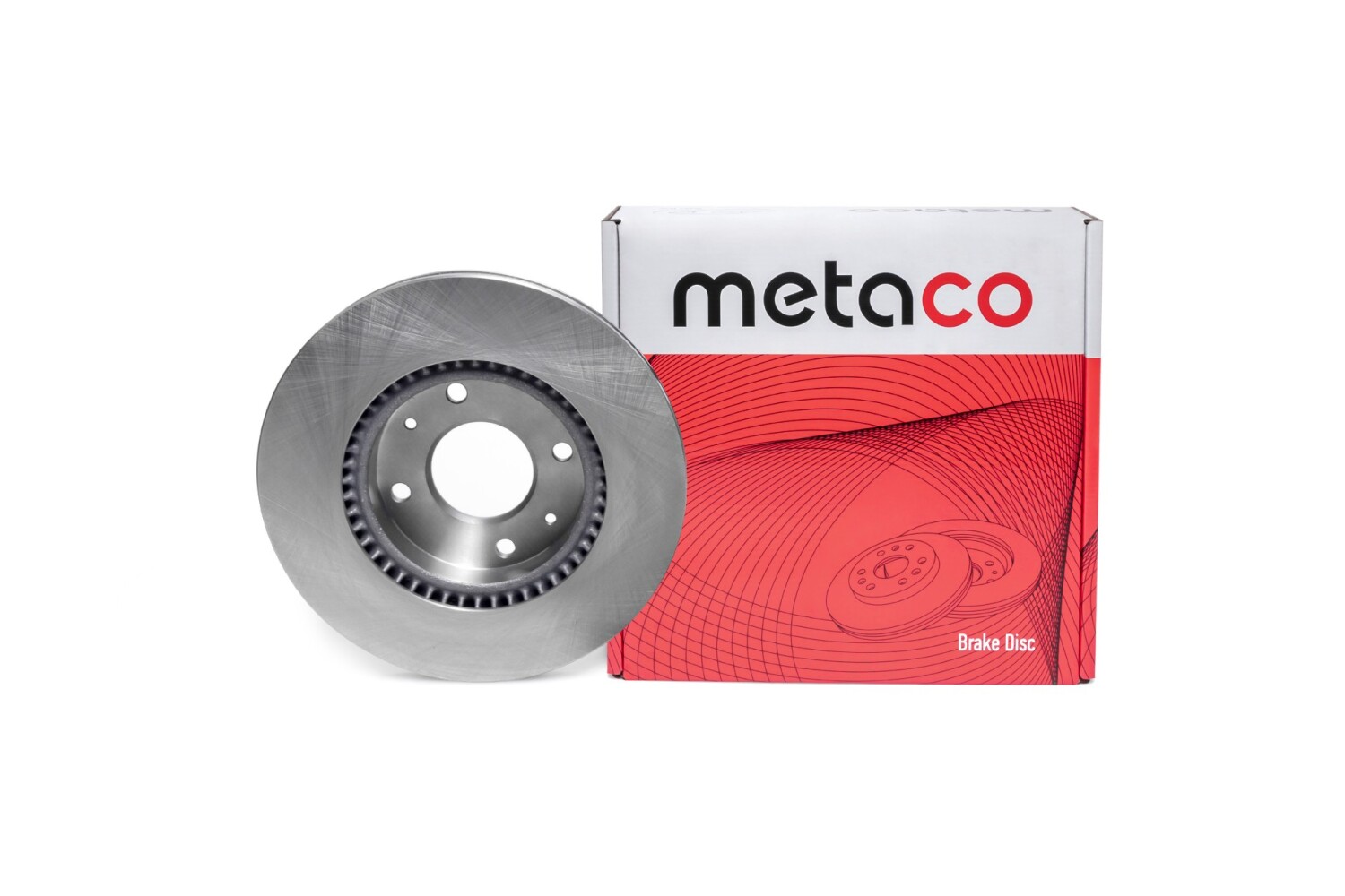 METACO 3050033 Диск тормозной вентилируемый | перед |