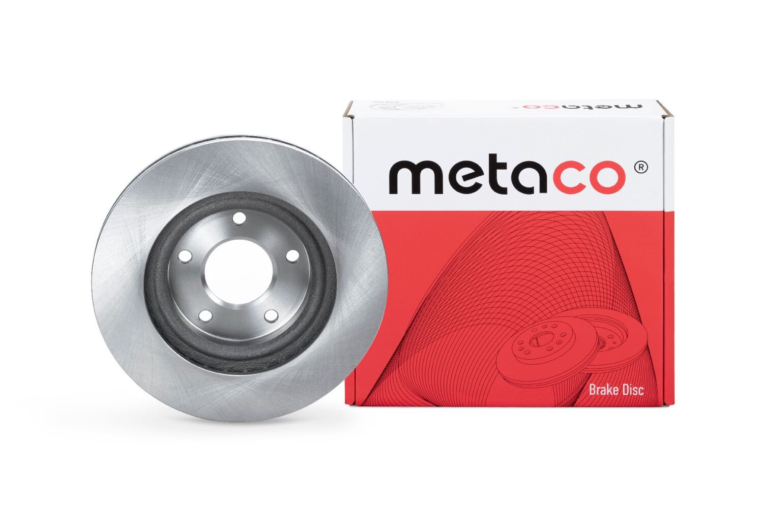 METACO 3050043 Диск тормозной передний вентилируемый