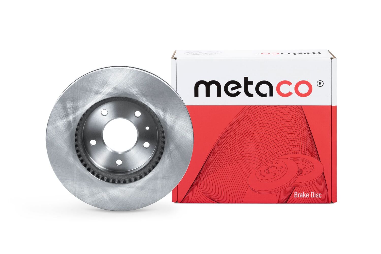 METACO 3050056 Диск тормозной вентилируемый | перед |