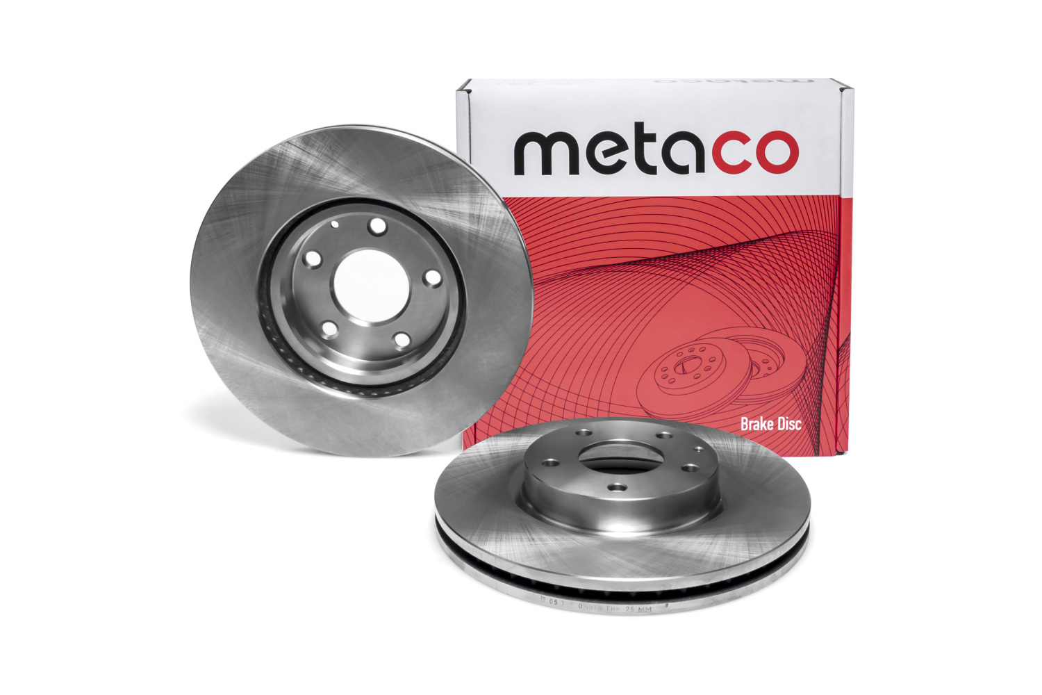 METACO 3050080 Диск тормозной вентилируемый | перед |