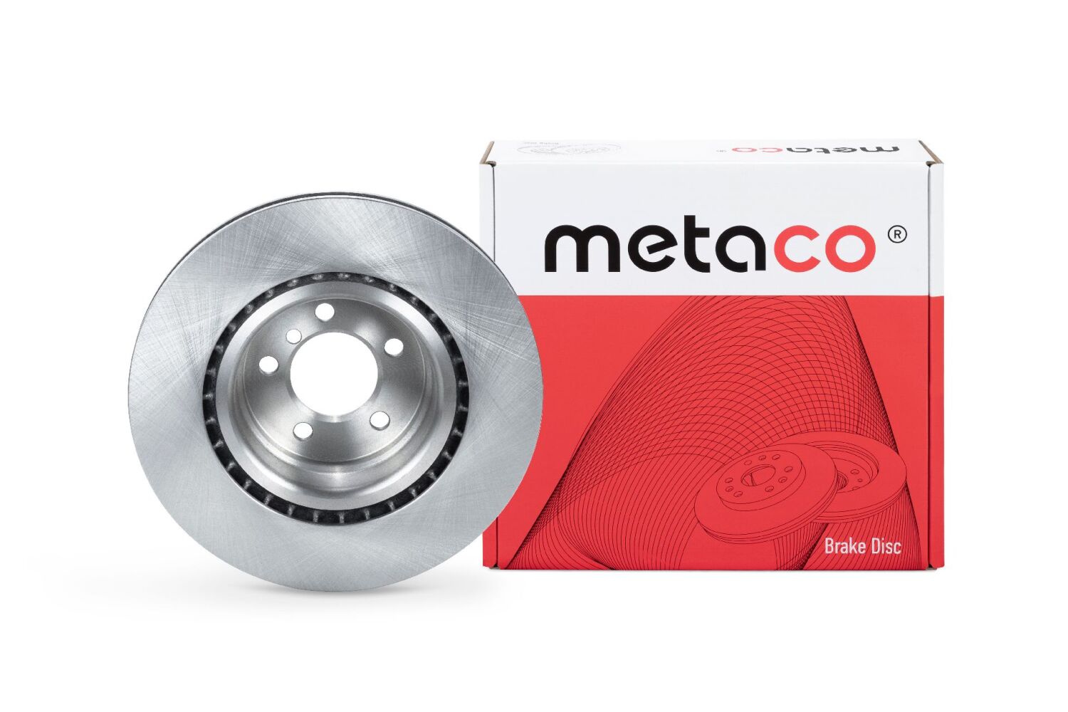 METACO 3050186 Диск тормозной передний вентилируемый