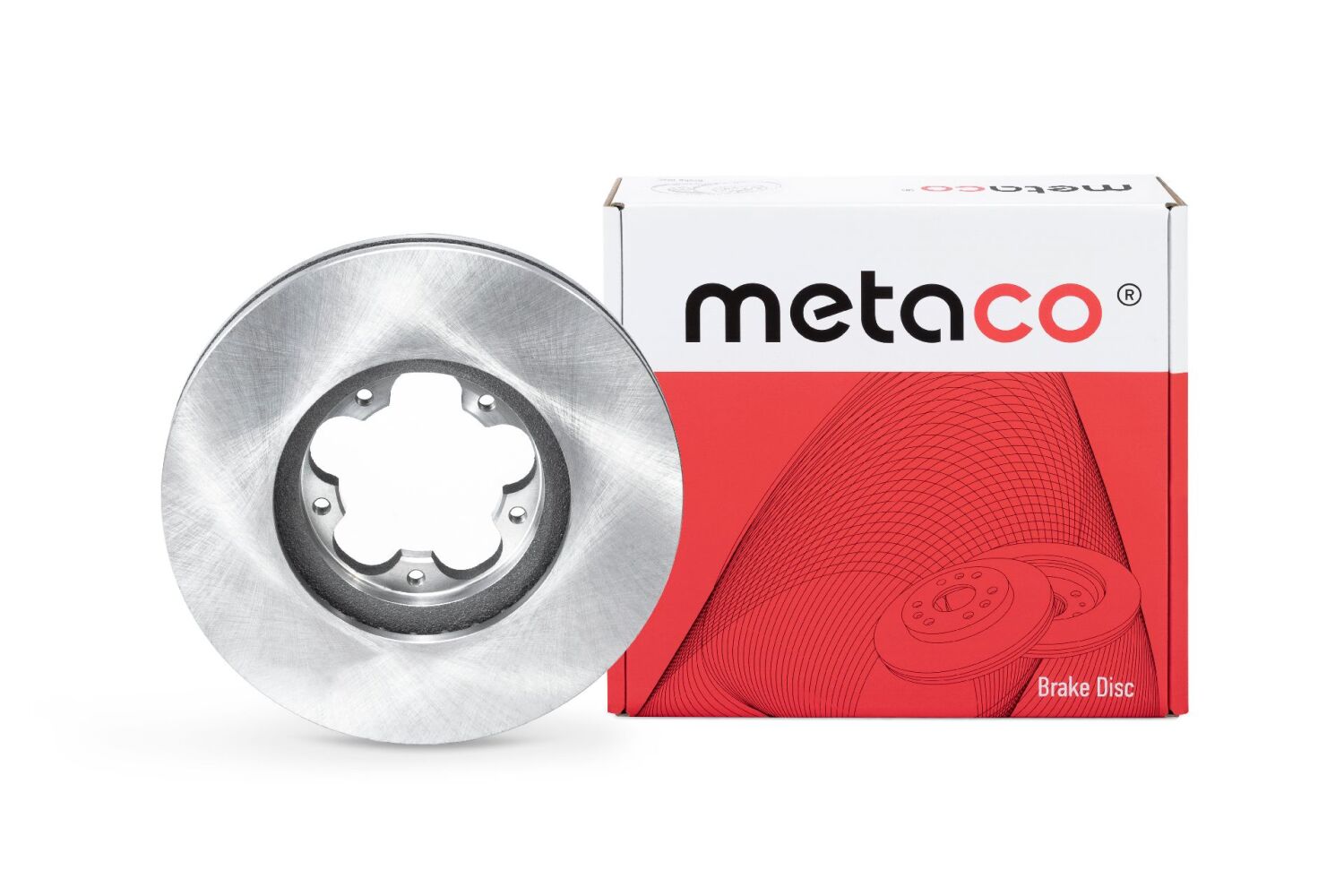 METACO 3050433 Диск тормозной передний вентилируемый