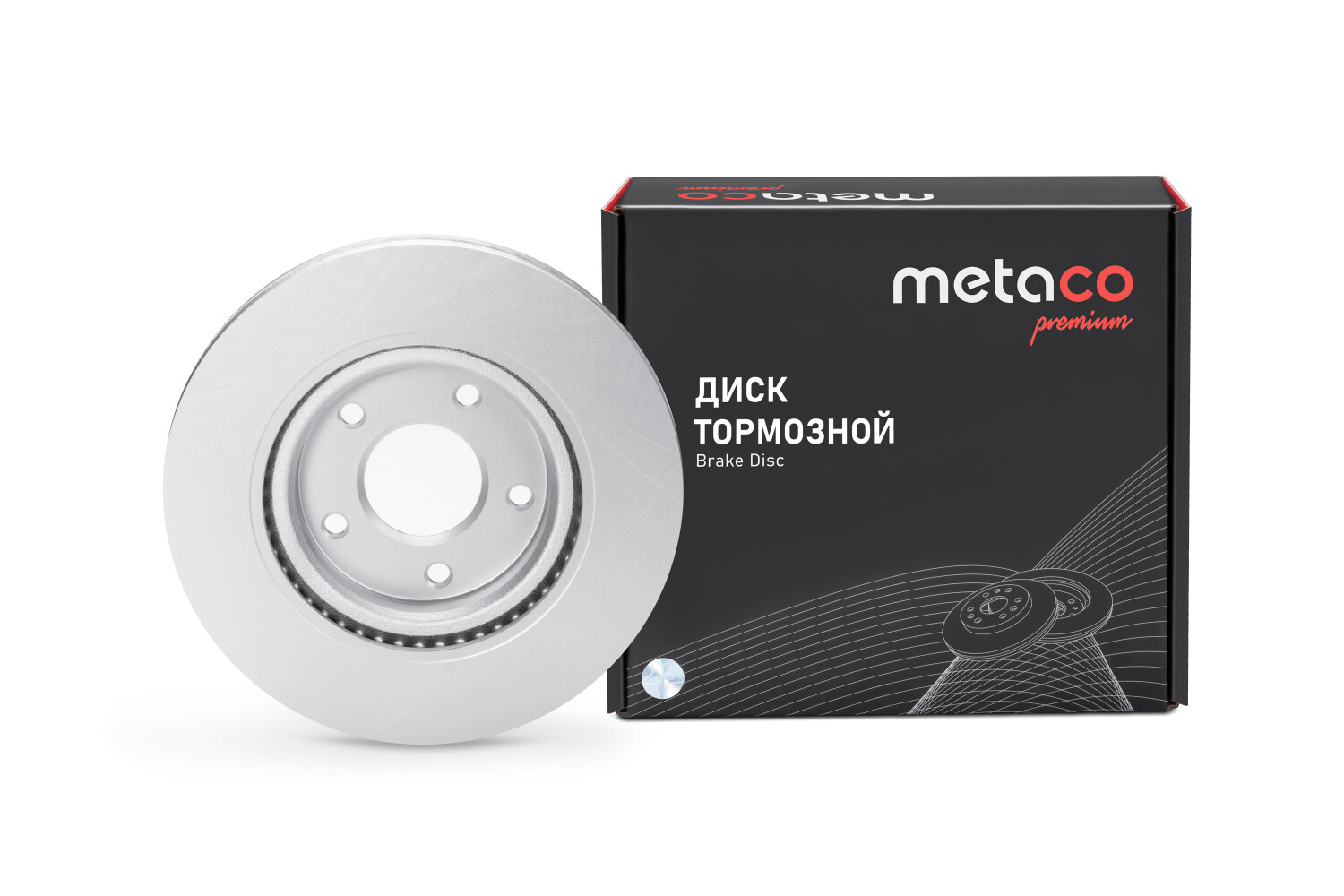 METACO 3050531 Диск тормозной вентилируемый | перед |