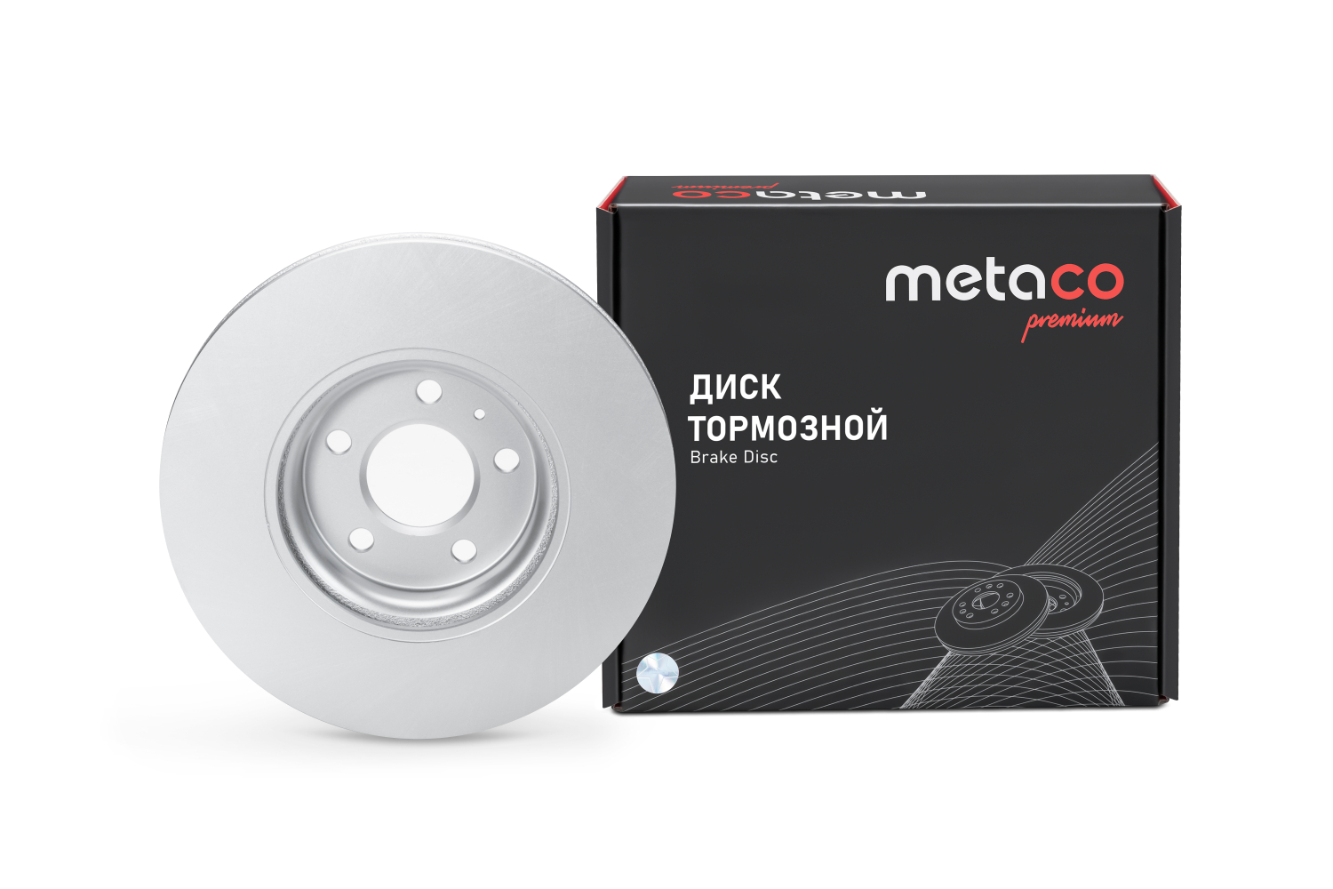 METACO 3050552 Диск тормозной вентилируемый | перед |