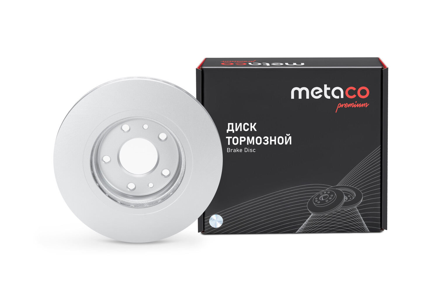 METACO 3050581 Диск тормозной вентилируемый | перед |