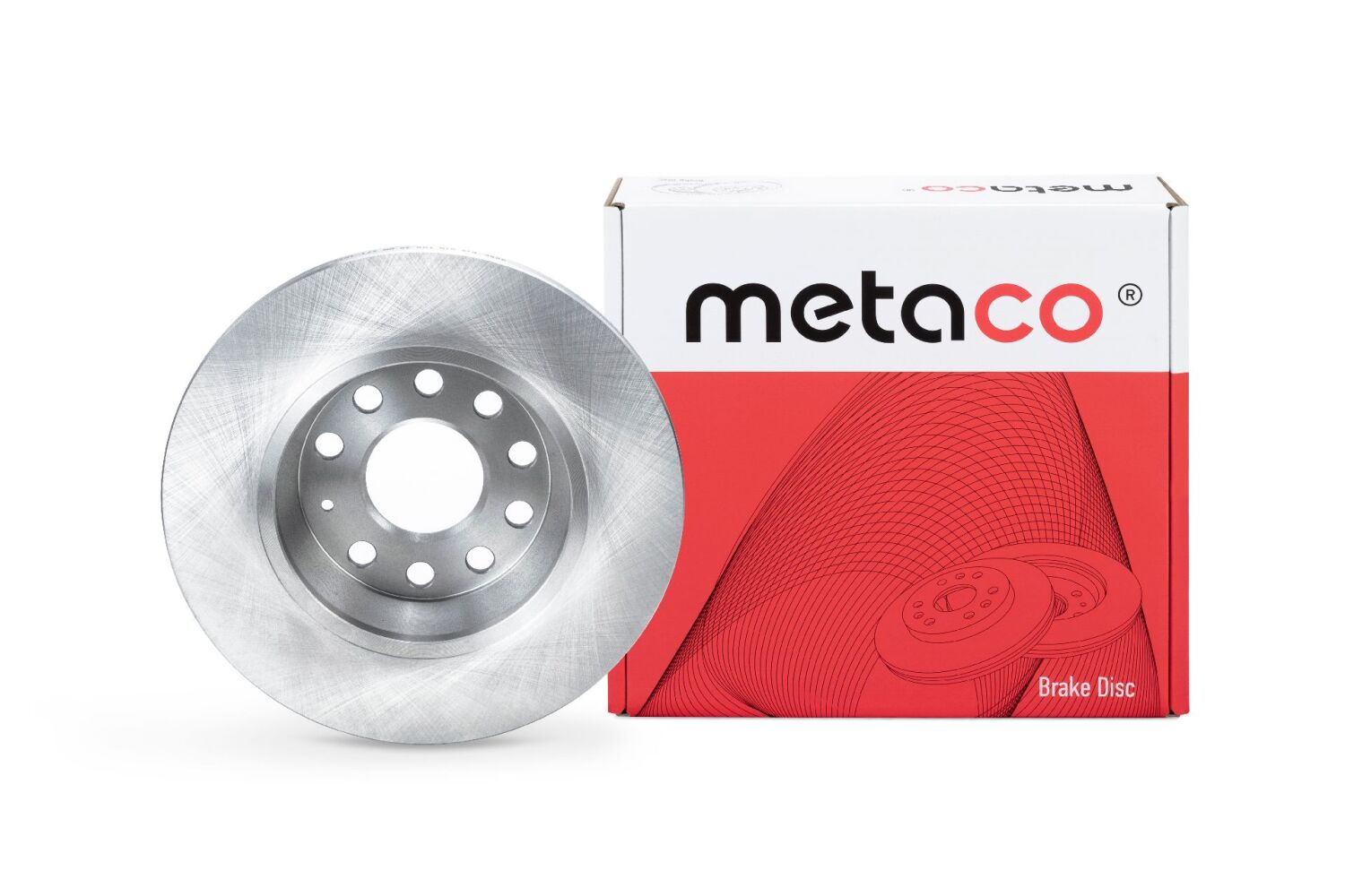 METACO 3060016 Диск тормозной | зад |