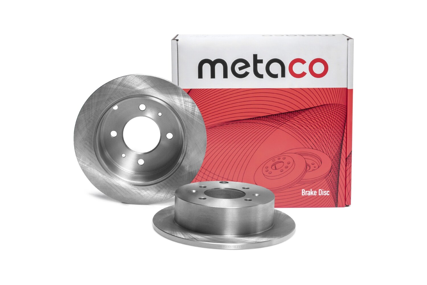 METACO 3060053 Диск тормозной | зад |