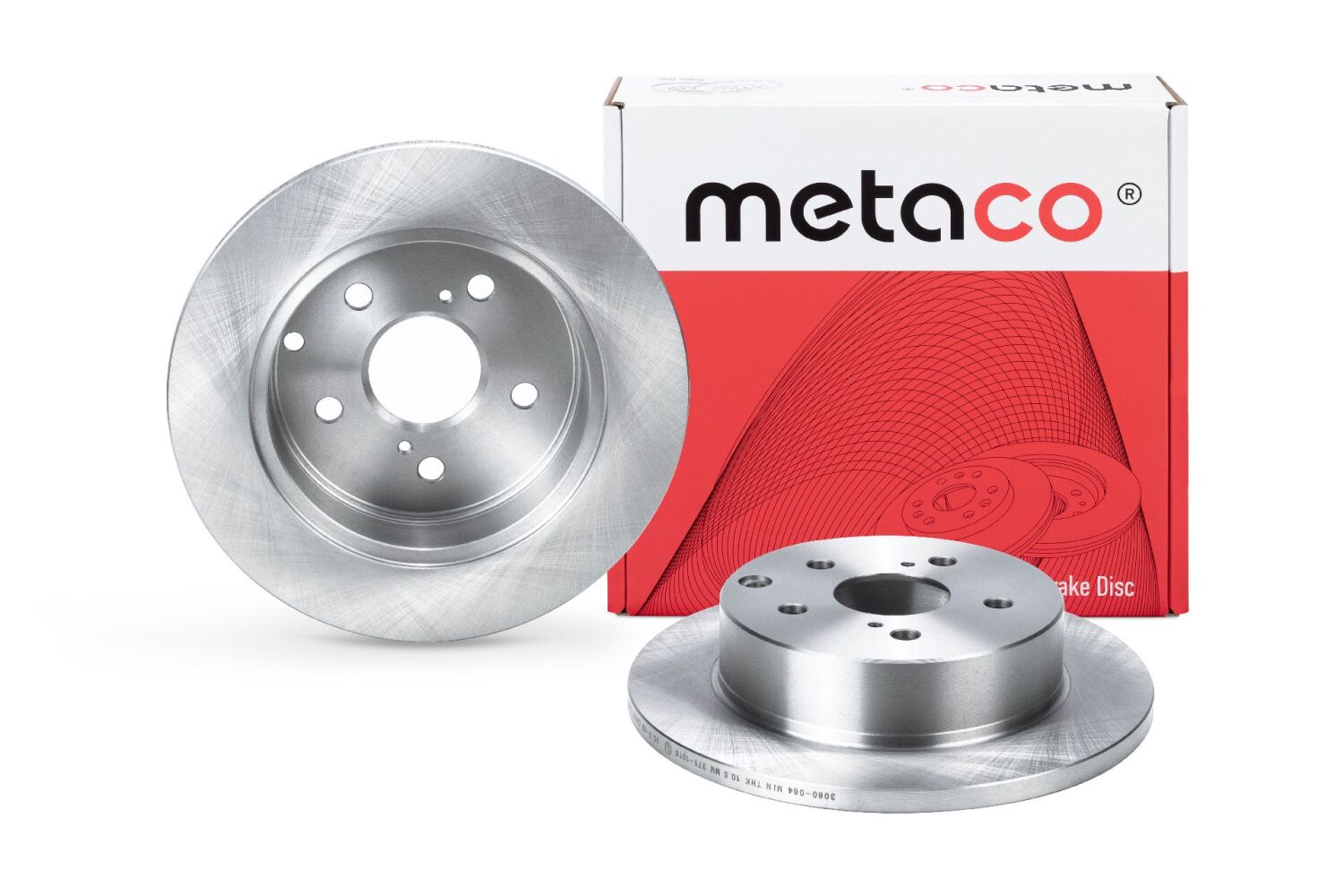 METACO 3060064 Диск тормозной | зад |