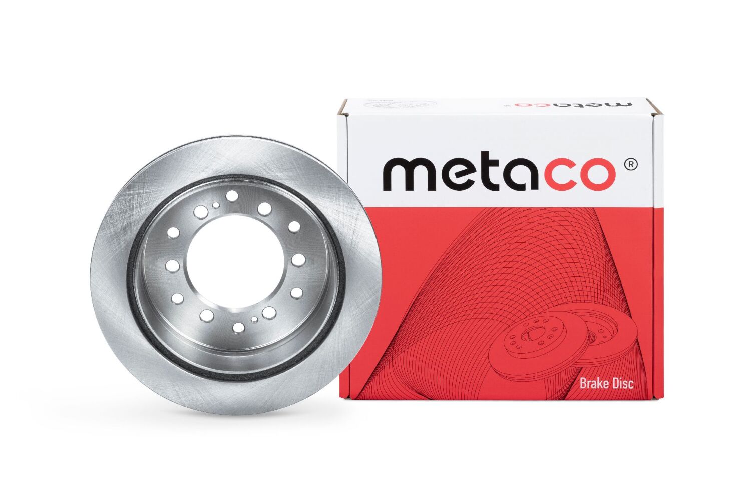 METACO 3060066 Диск тормозной | зад |