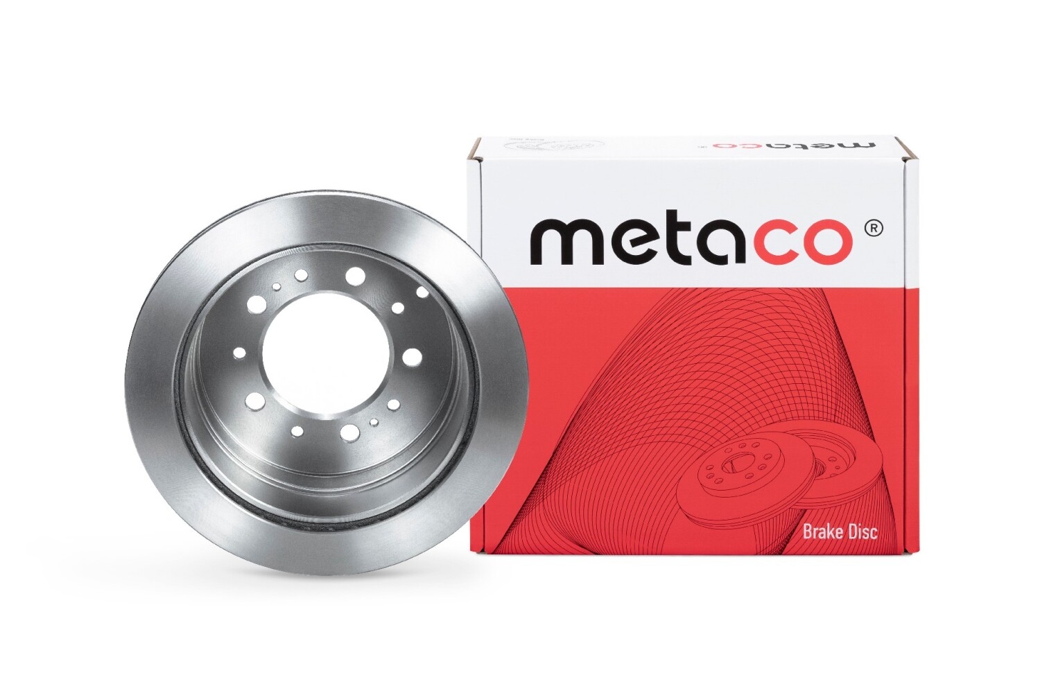 METACO 3060090 Диск тормозной | зад |