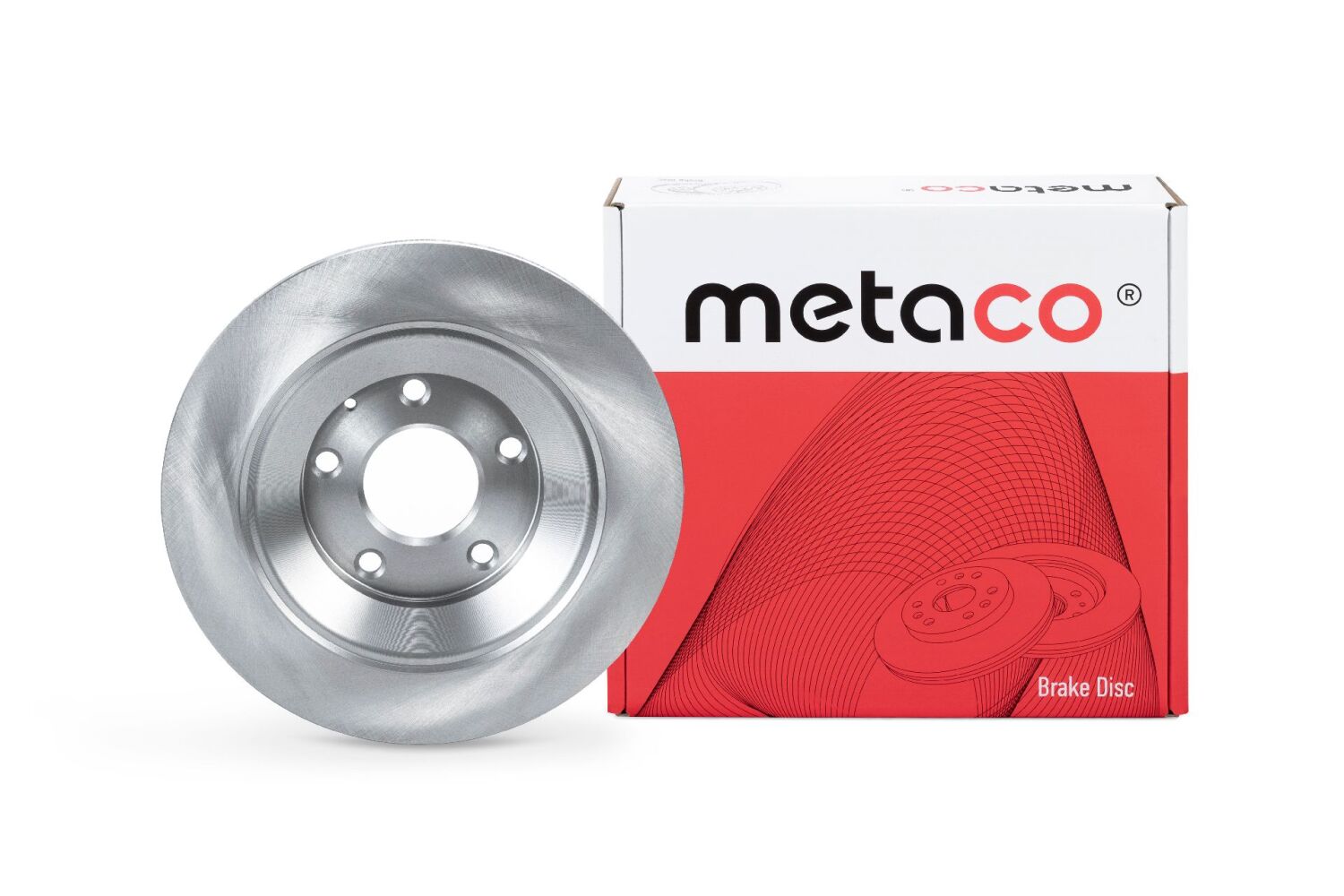 METACO 3060104 Диск тормозной | зад |