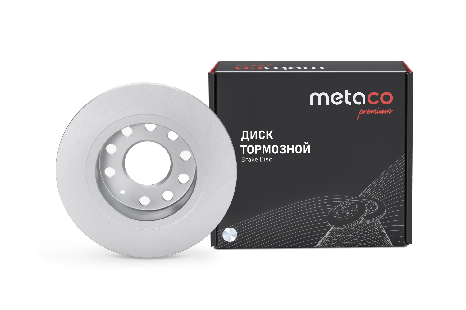 METACO 3060505 Диск тормозной | зад |
