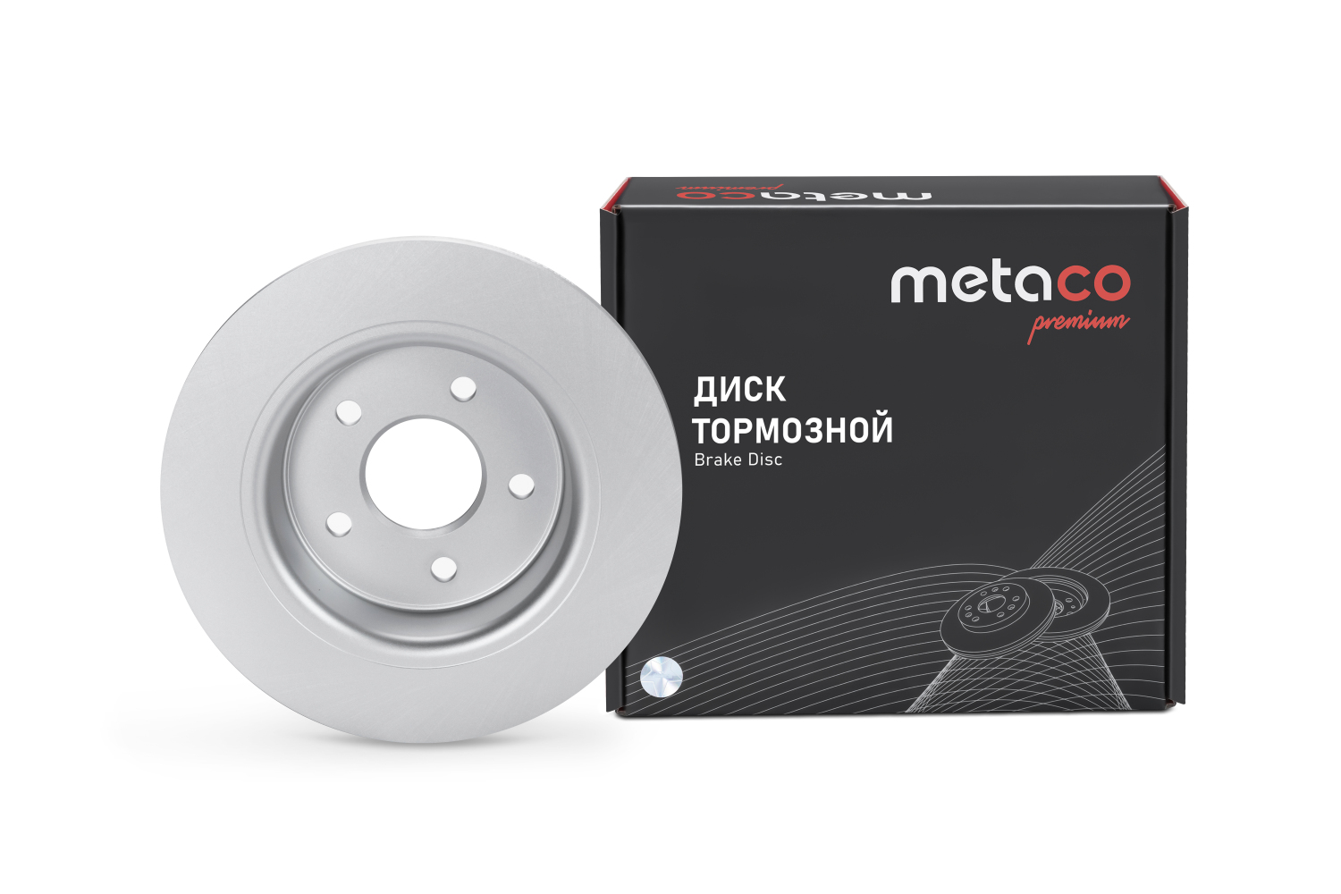 METACO 3060545 Диск тормозной | зад |