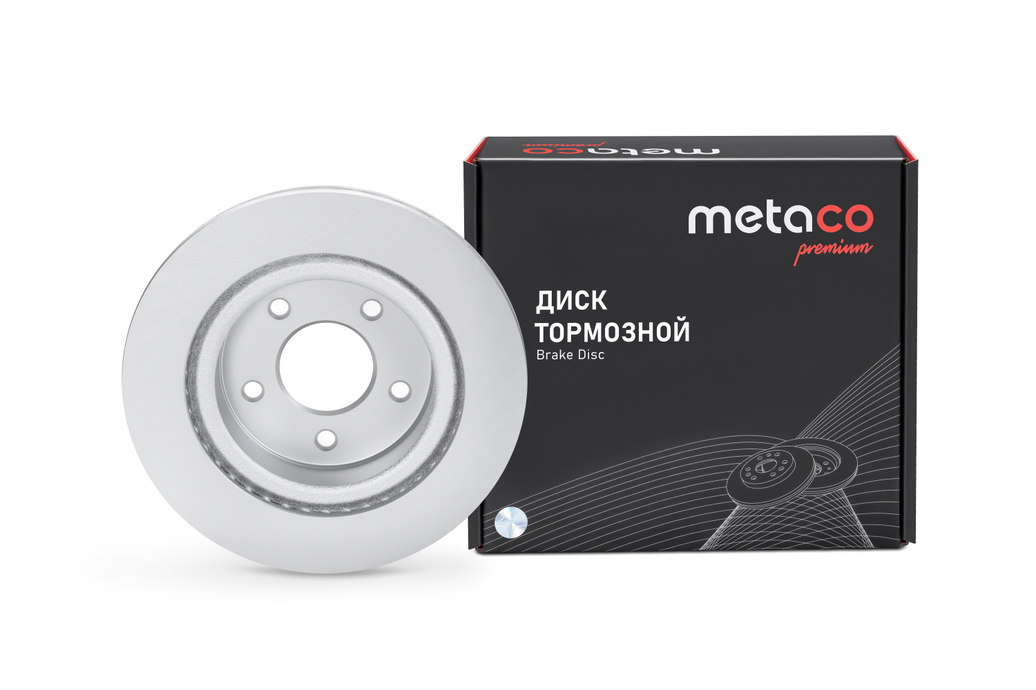 METACO 3060548 Диск тормозной | зад |