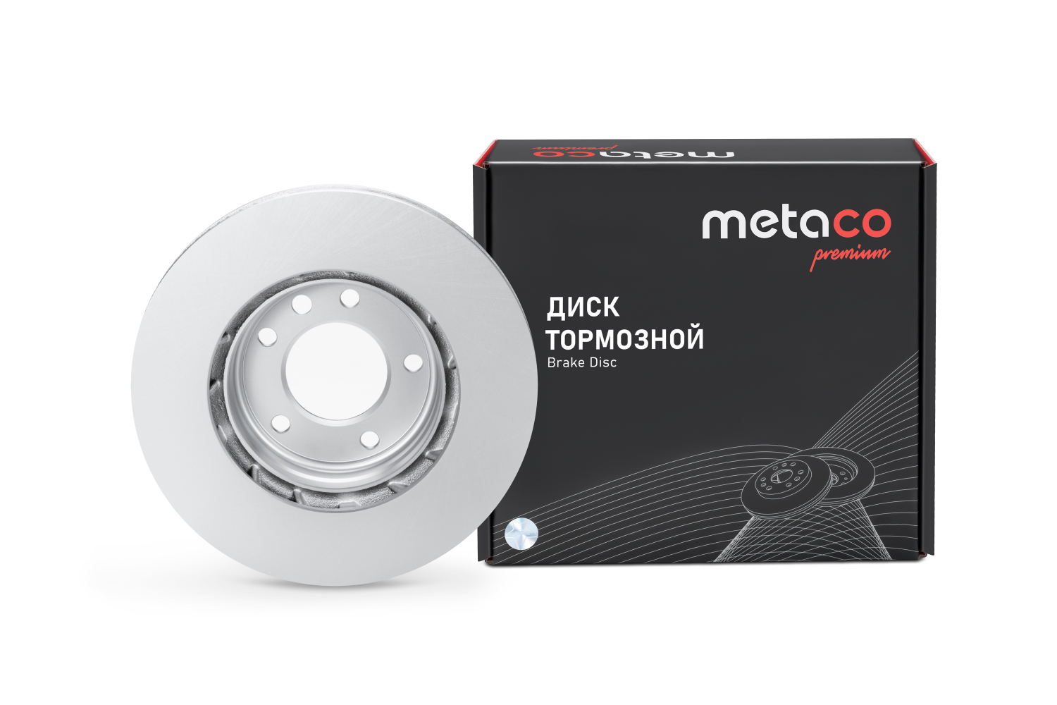 METACO 3090011L Диск тормозной вентилируемый | перед лев |