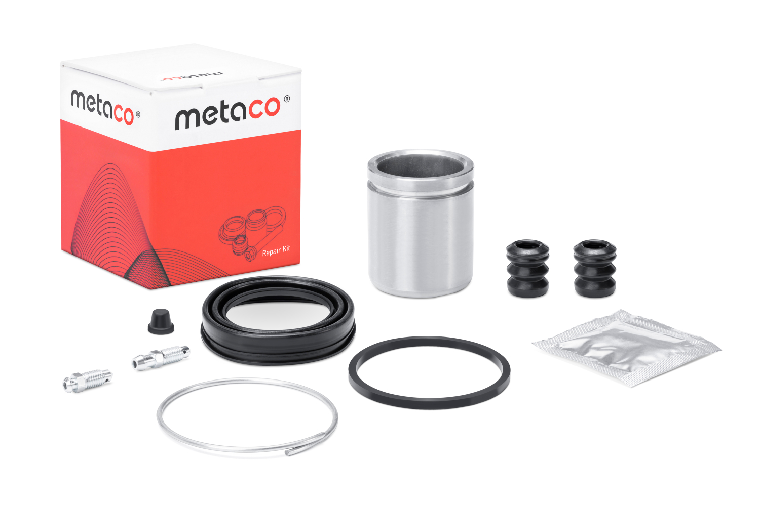 METACO 3840080 Р/к переднего суппорта с поршнем | перед |