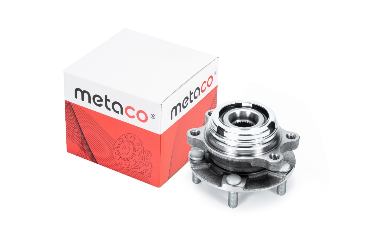 METACO 5000074 Ступица колеса | перед лев |