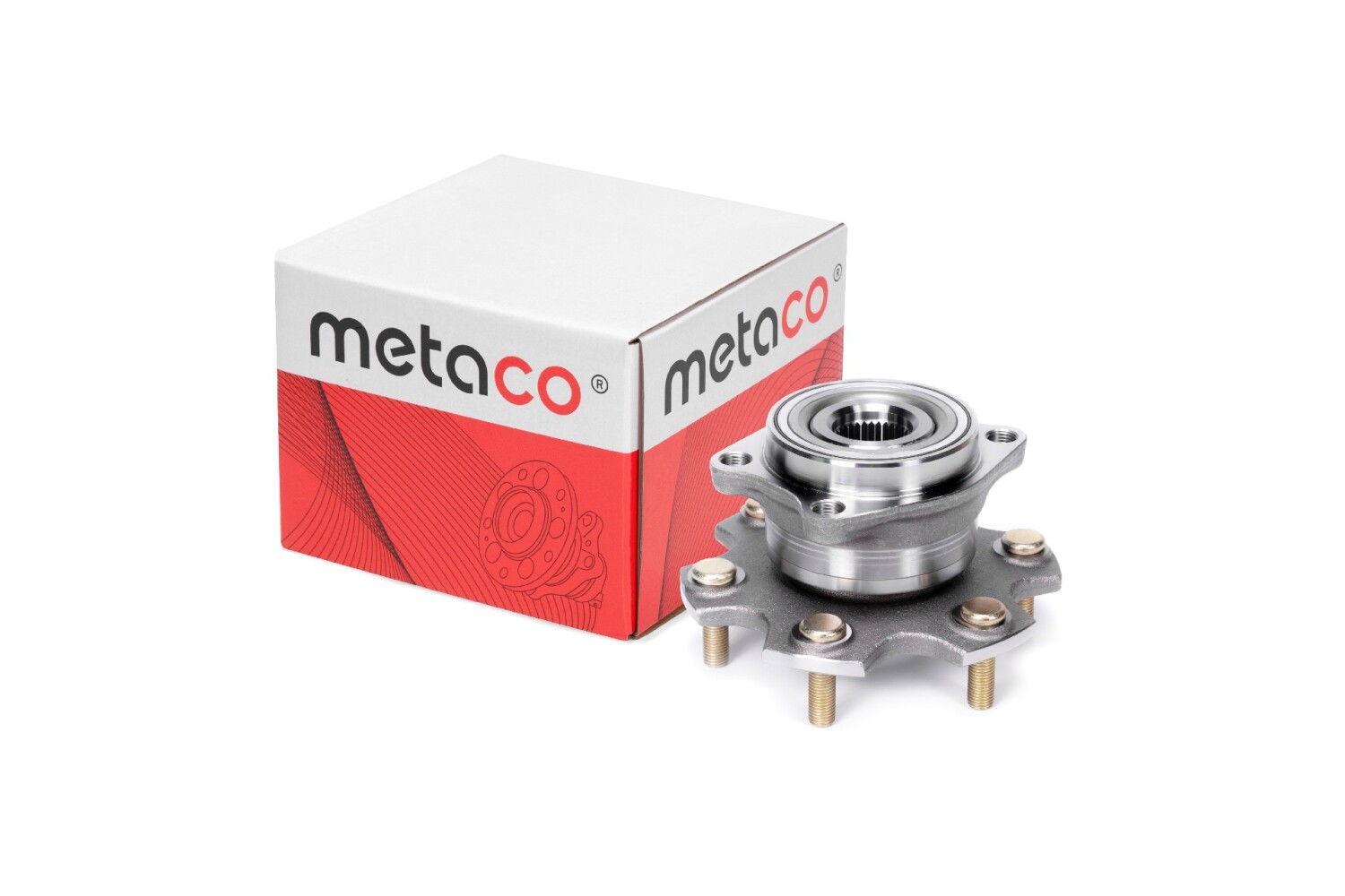 METACO 5010017 Ступица колеса | зад |