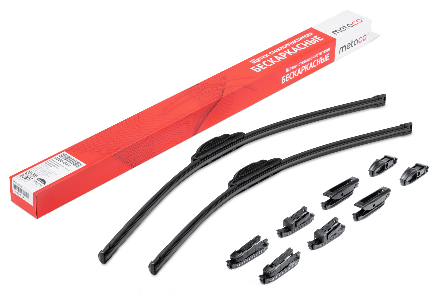 METACO 9500029 Щетки стеклоочистителя (к-кт)