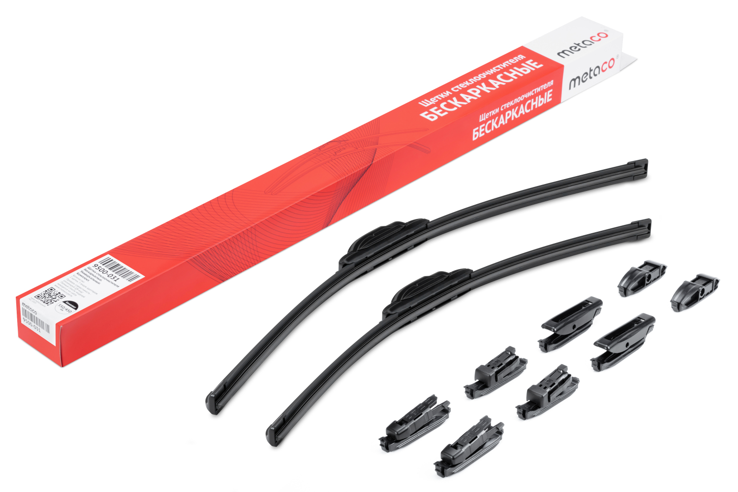 METACO 9500031 Щетки стеклоочистителя (к-кт)