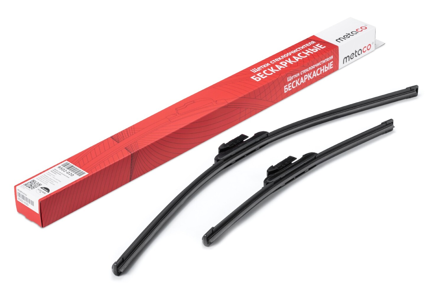 METACO 9502020 Щетки стеклоочистителя (к-кт) 650/400
