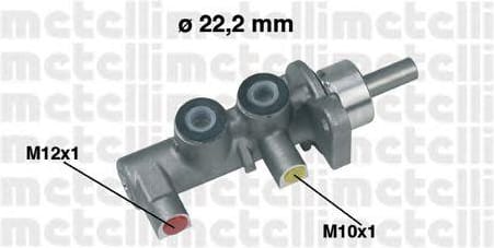 METELLI 050380 Главный тормозной цилиндр