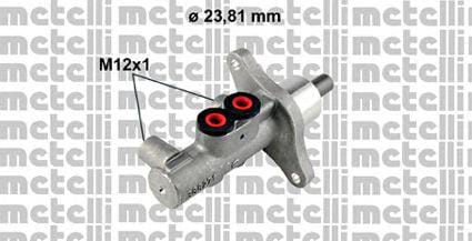 METELLI 050776 Главный тормозной цилиндр [23,80 mm]