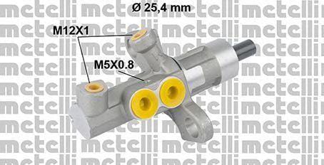 METELLI 050811 Тормозной цилиндр главный
