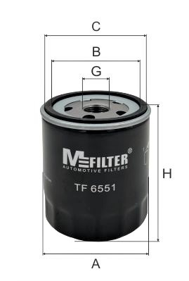 M-FILTER TF6551 Фильтр масляный