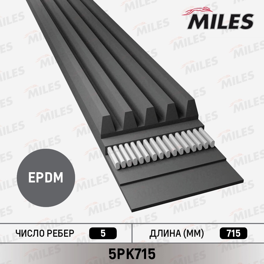 MILES 5PK715 Ремень п/к