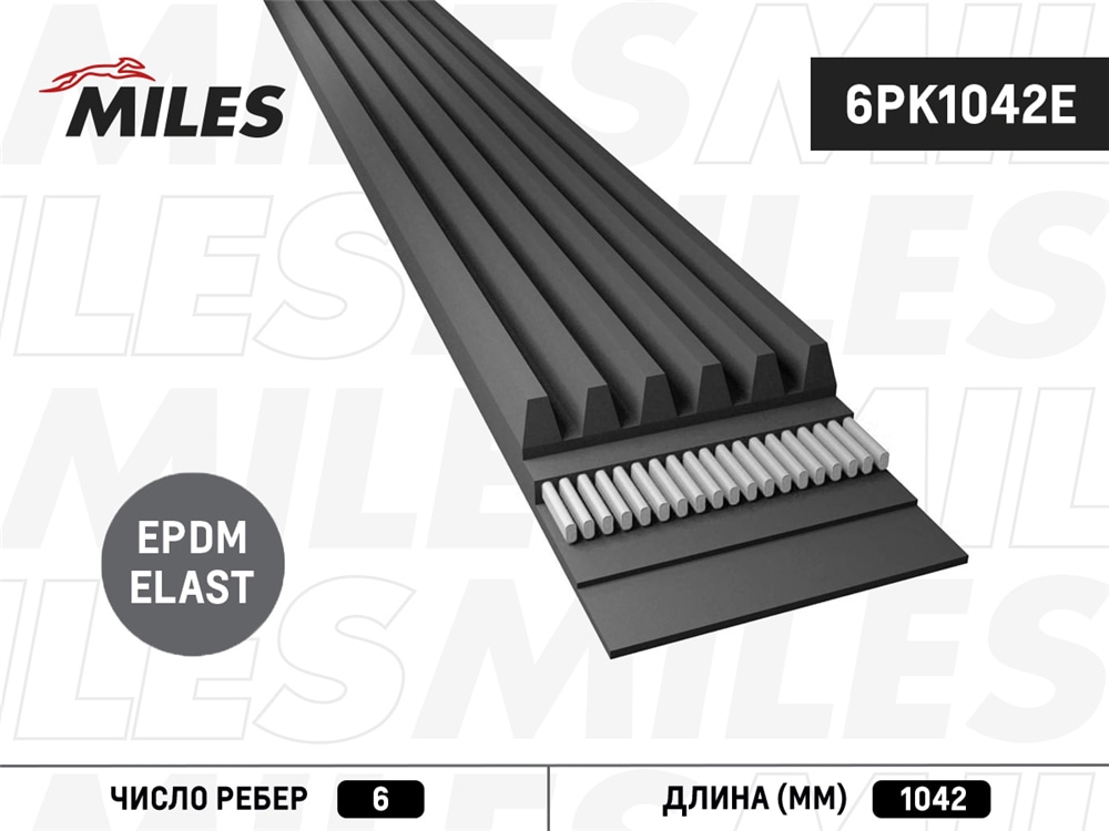MILES 6PK1042E Ремень п/к