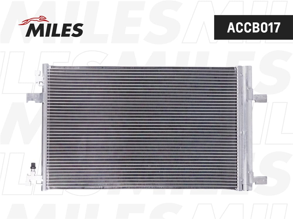 MILES ACCB017 Конденсер GM ORLANDO/CRUZE/ZAFIRA/ASTRA 1.4-1.8/2.0D A/T 09-
